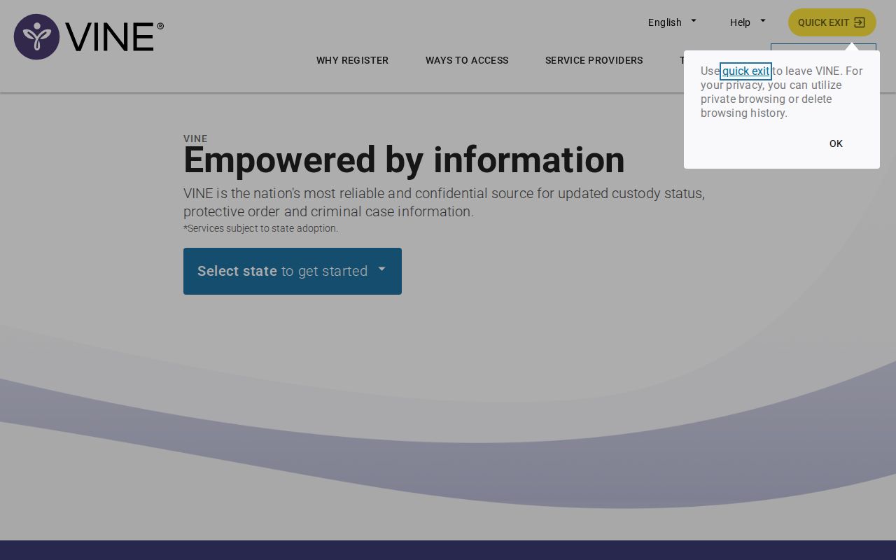 VINELink Massachusetts state custody search for Middlesex County